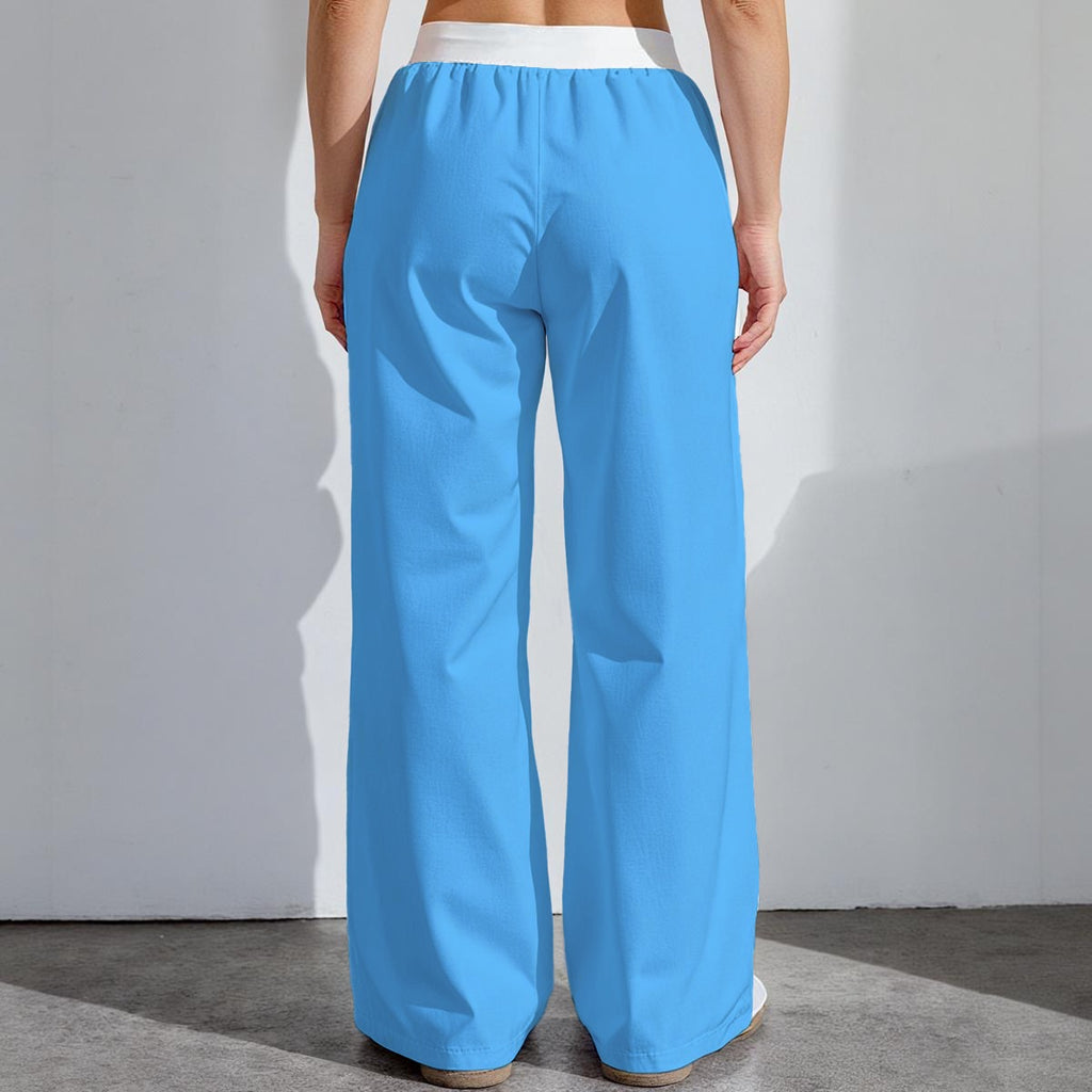 Cove Blue  Women's High-Stretch Casual Pants|290GSM