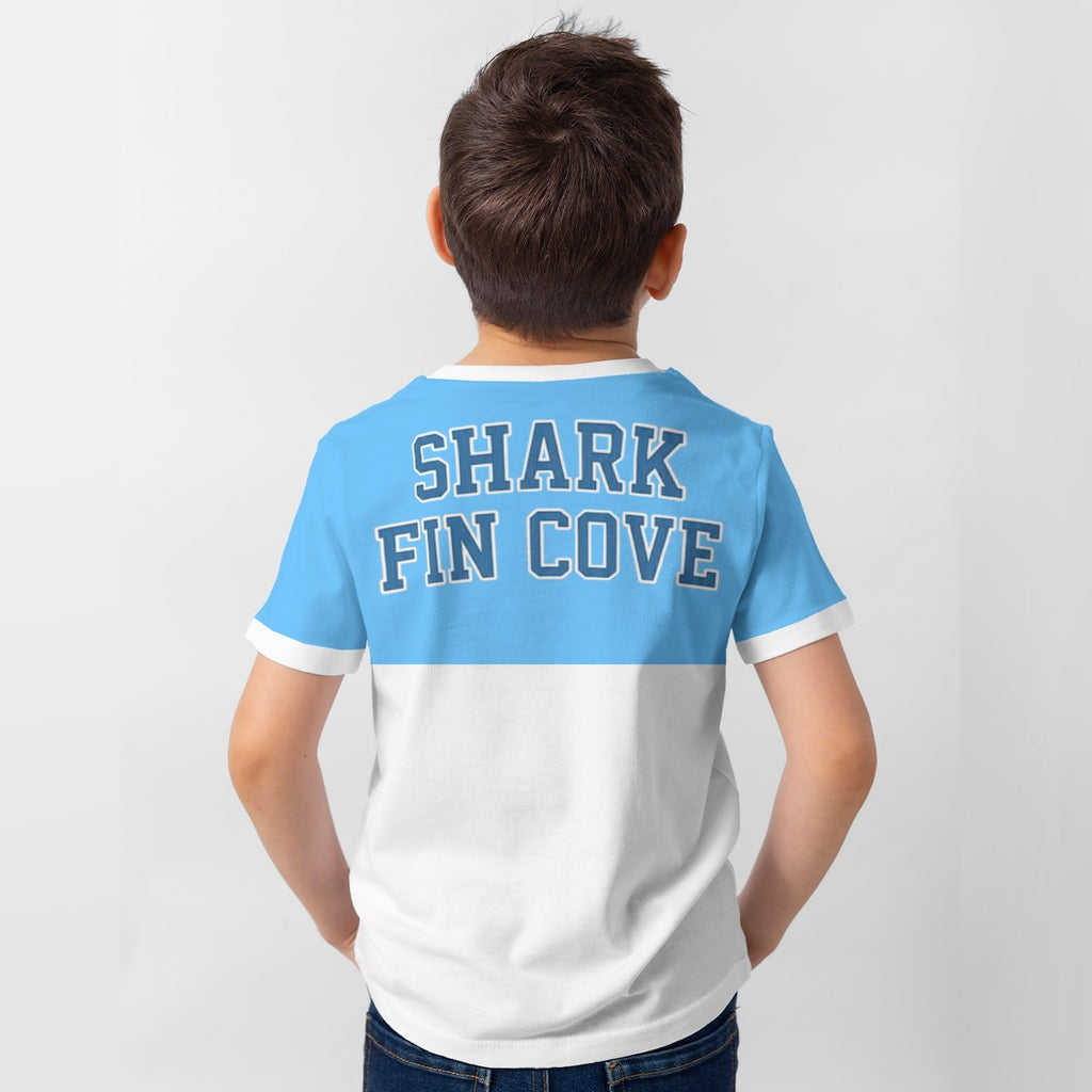 Shark Fin Cove Print Kid's T-Shirt